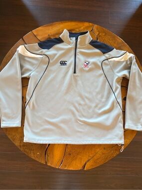 Canterbury USA Rugby 1/4 Zip Pullover Fleece Interior